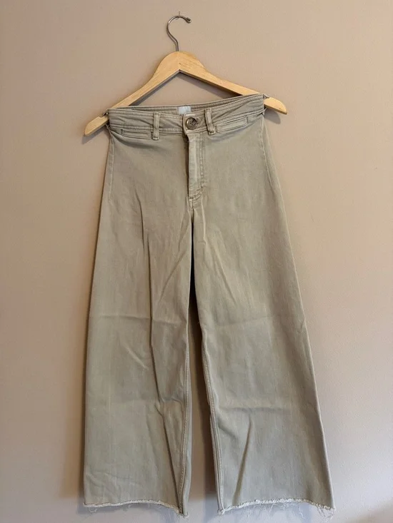 The Ettie High-Rise Cropped Wide-Leg Jeans - Picture 3 of 5